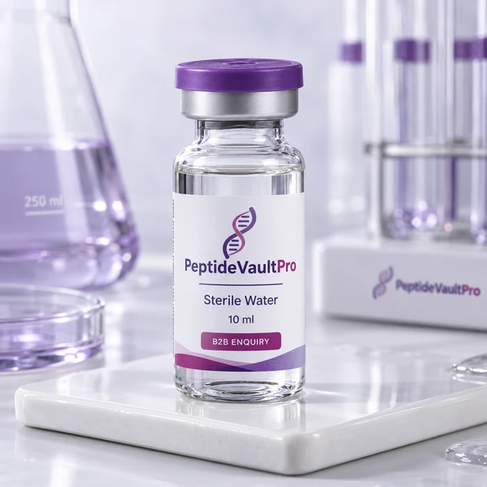 Sterile Water · 10ml product presentation