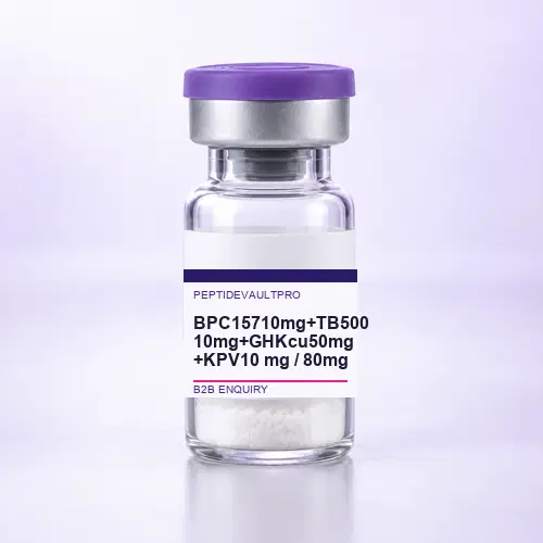 BPC15710mg+TB500 10mg+GHKcu50mg +KPV10 mg · 80mg product presentation
