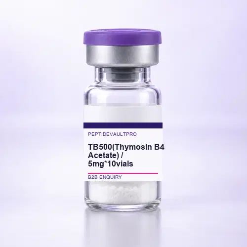 TB500(Thymosin B4 Acetate) · 5mg*10vials product presentation