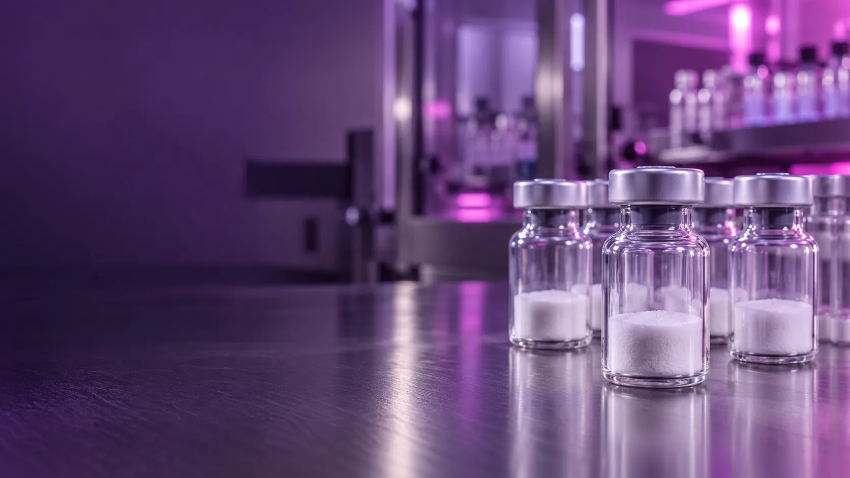 Lyophilized powder vial concept