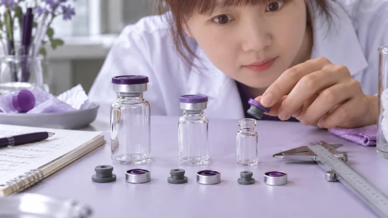 Choosing a vial for lyophilized powder — editorial illustration